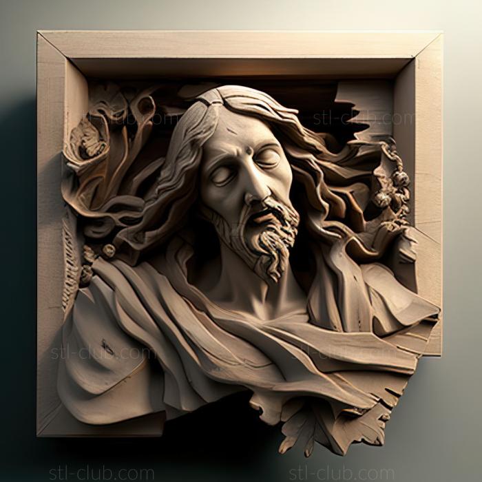 3D model st jesus (STL)